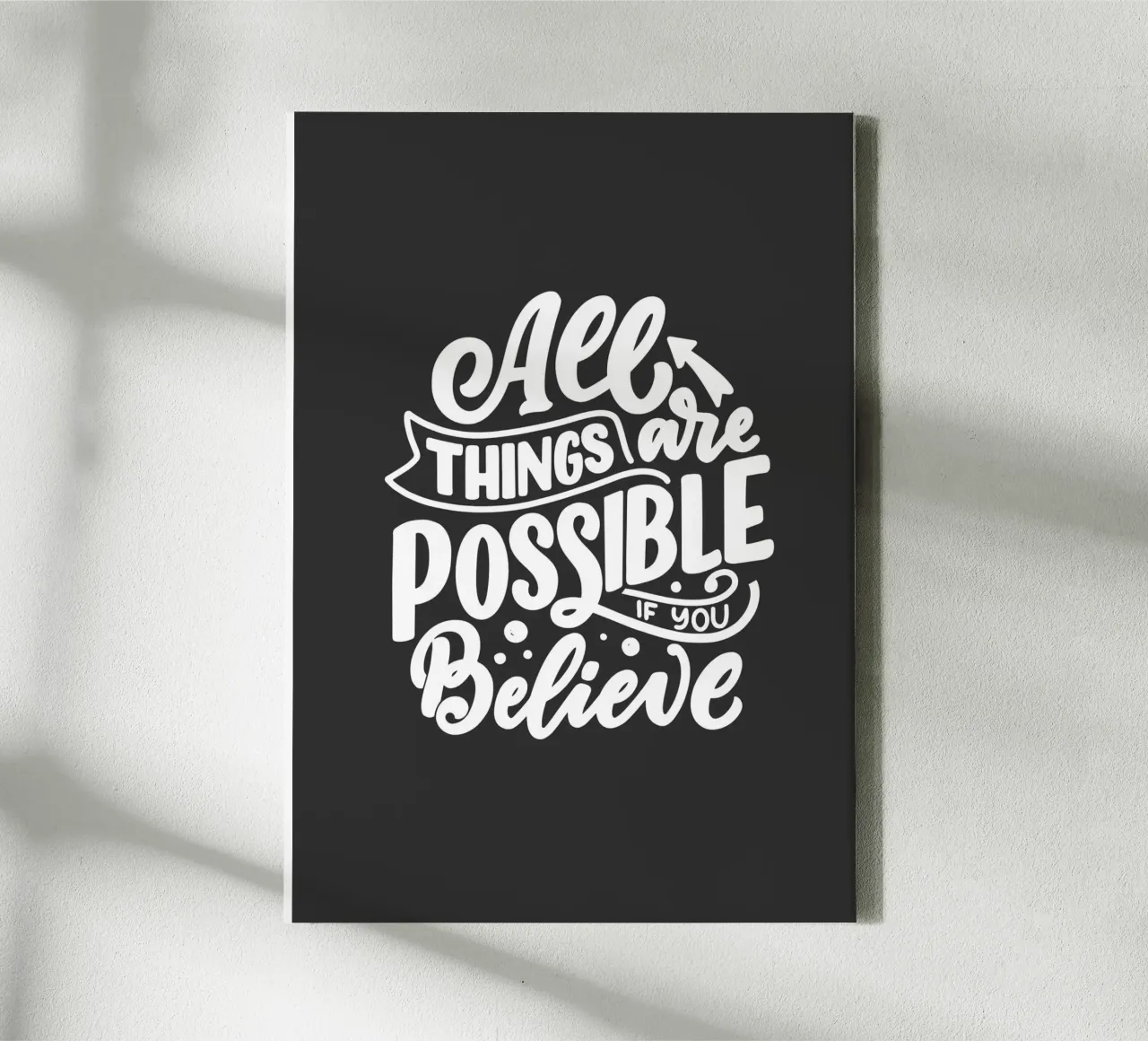 ALL THINGS ARE POSSIBLE tela da ARTEVO