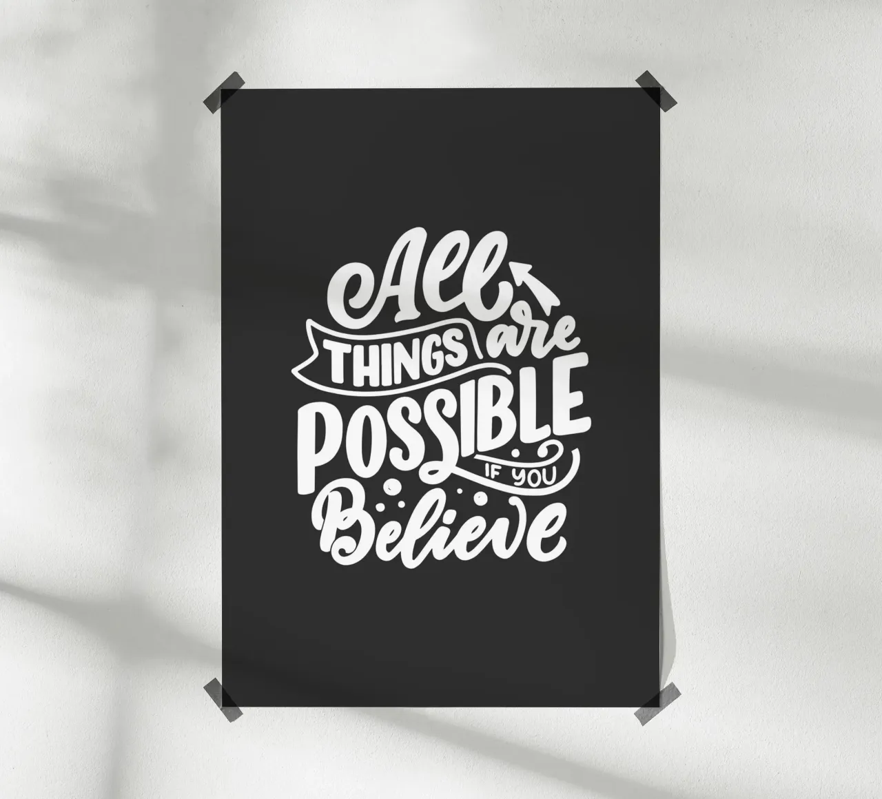ALL THINGS ARE POSSIBLE carta hahnemühle da ARTEVO