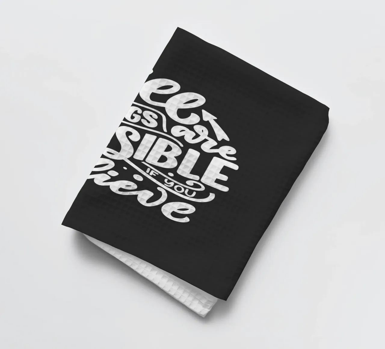 ALL THINGS ARE POSSIBLE canovaccio da cucina da ARTEVO