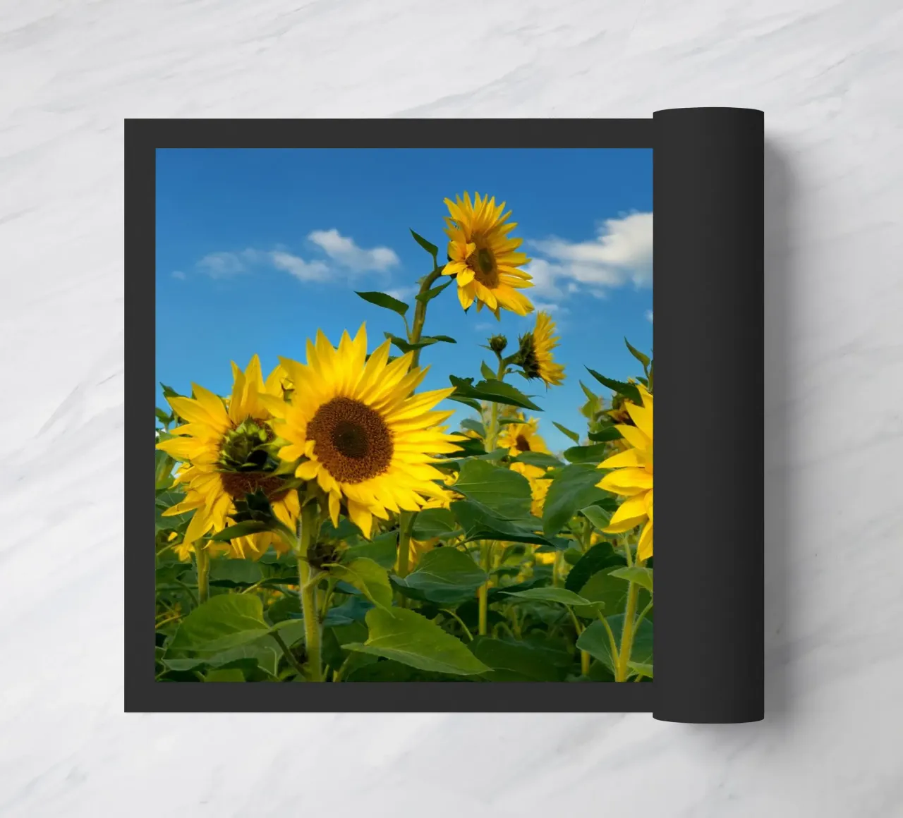 Sunflowers doormat by Atteloi