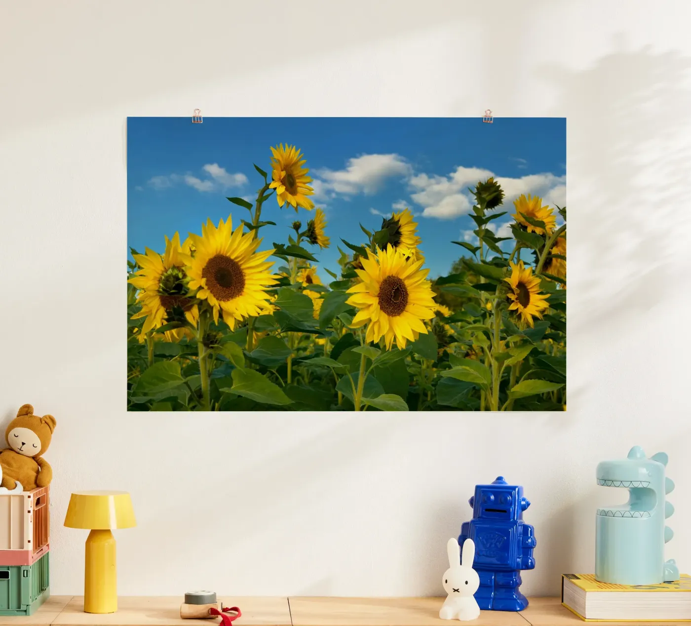 Sunflowers poster by Atteloi