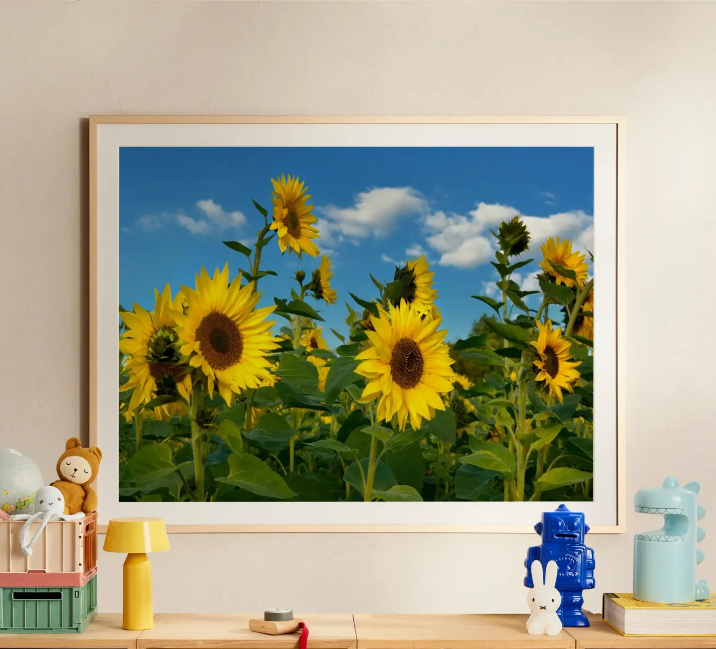 Sunflowers poster by Atteloi