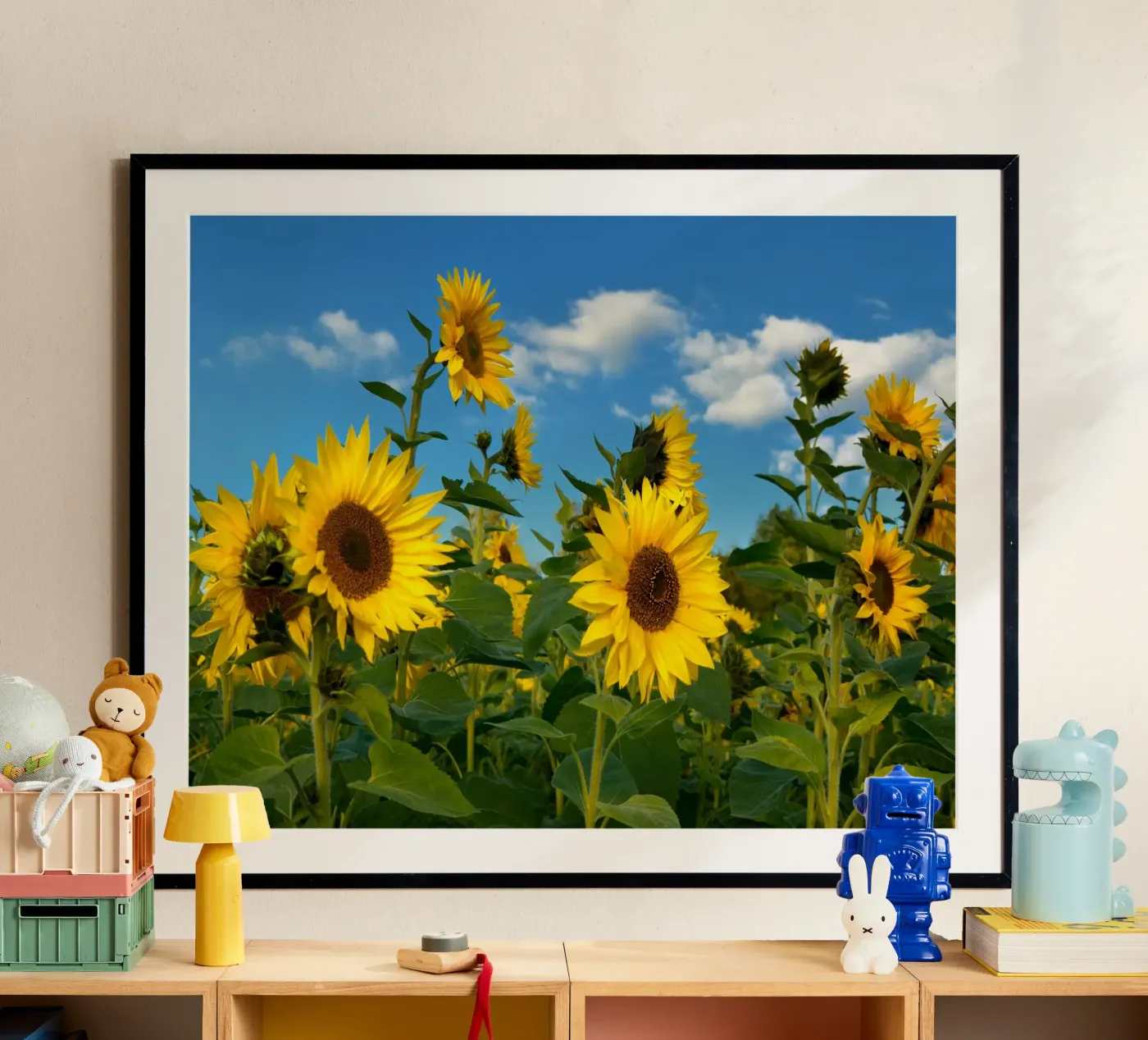 Sunflowers poster by Atteloi