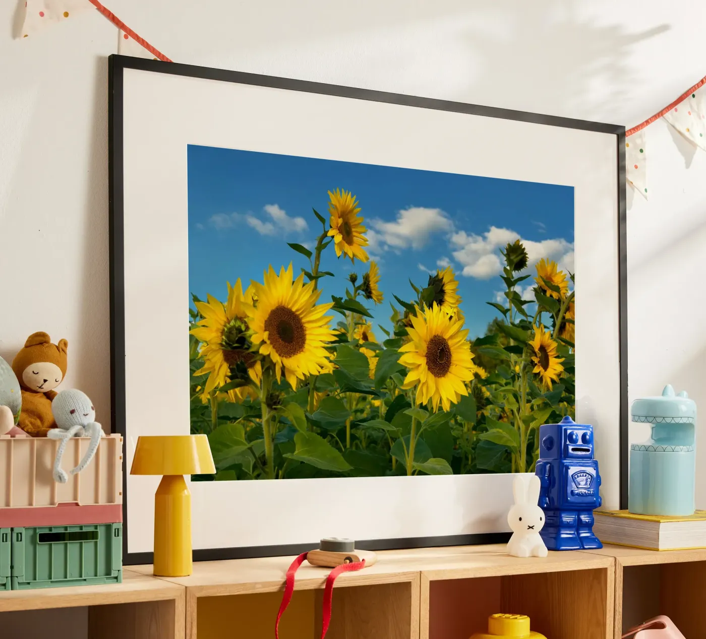 Sunflowers poster by Atteloi