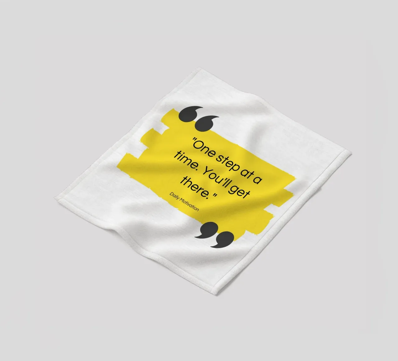 ONE STEP AT A TIME coperta in pile da ARTEVO