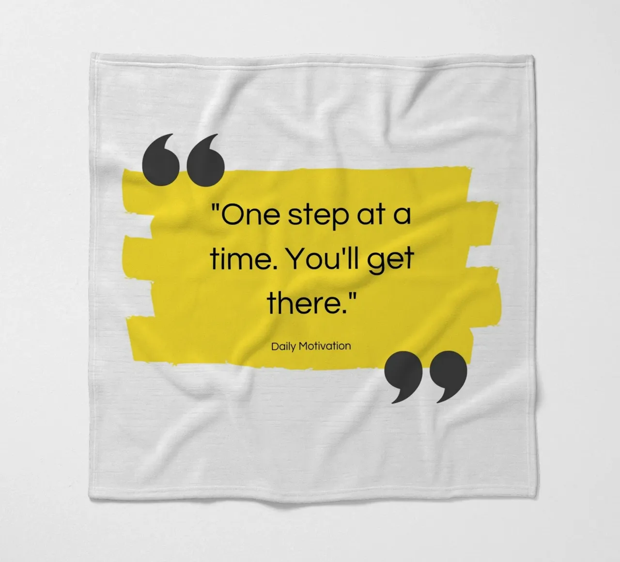 ONE STEP AT A TIME coperta in pile da ARTEVO