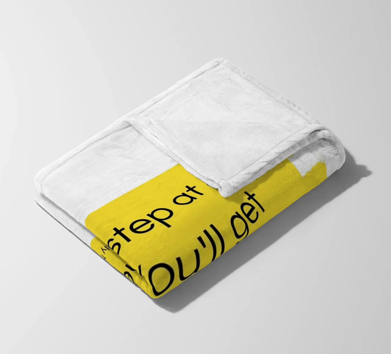 ONE STEP AT A TIME coperta in pile da ARTEVO