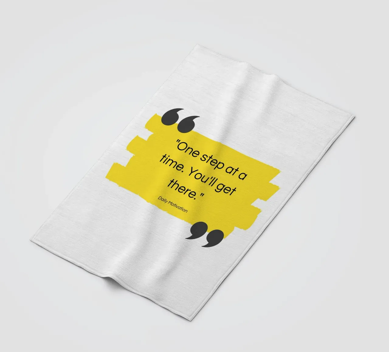 ONE STEP AT A TIME coperta in pile da ARTEVO