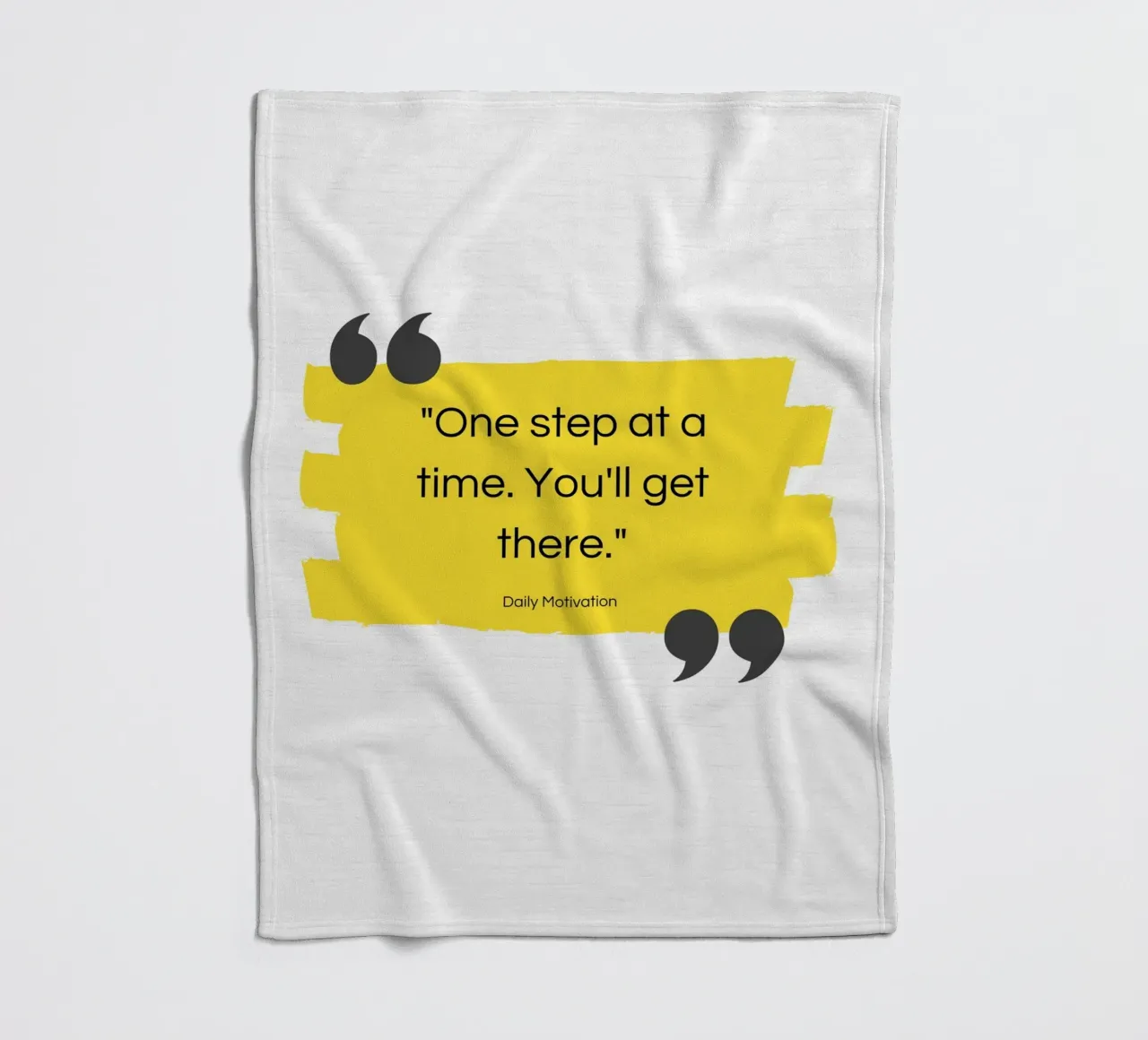 ONE STEP AT A TIME coperta in pile da ARTEVO