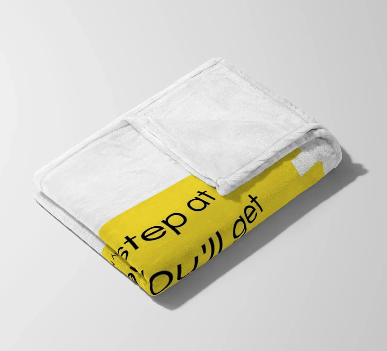 ONE STEP AT A TIME coperta in pile da ARTEVO