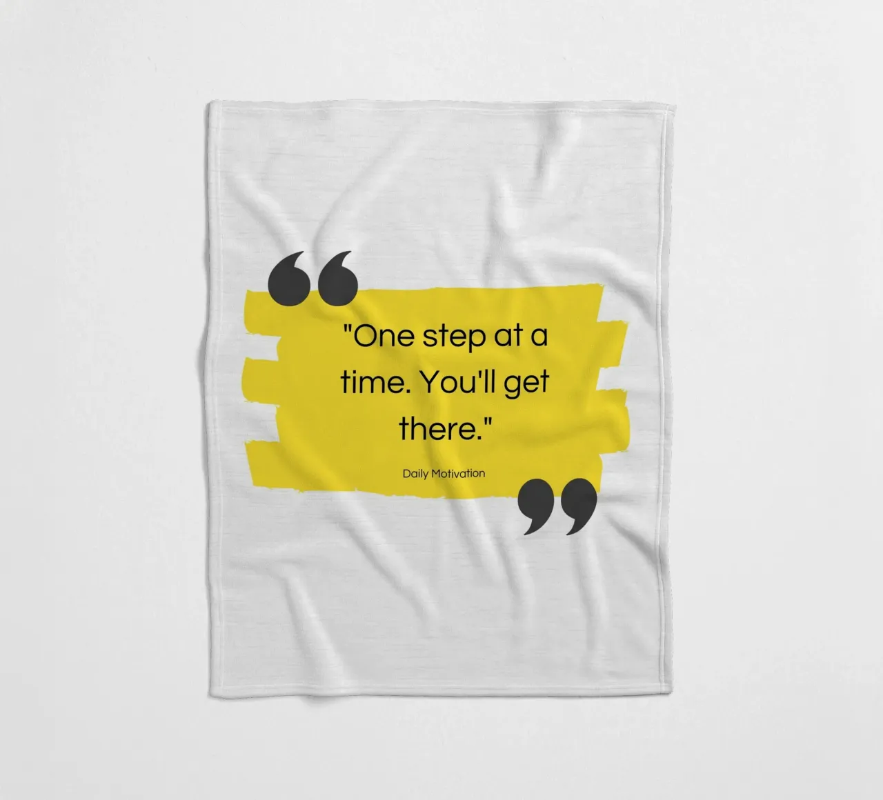 ONE STEP AT A TIME coperta in pile da ARTEVO