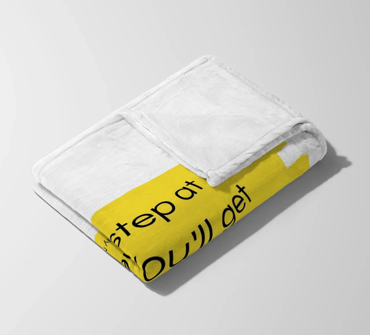 ONE STEP AT A TIME coperta in pile da ARTEVO