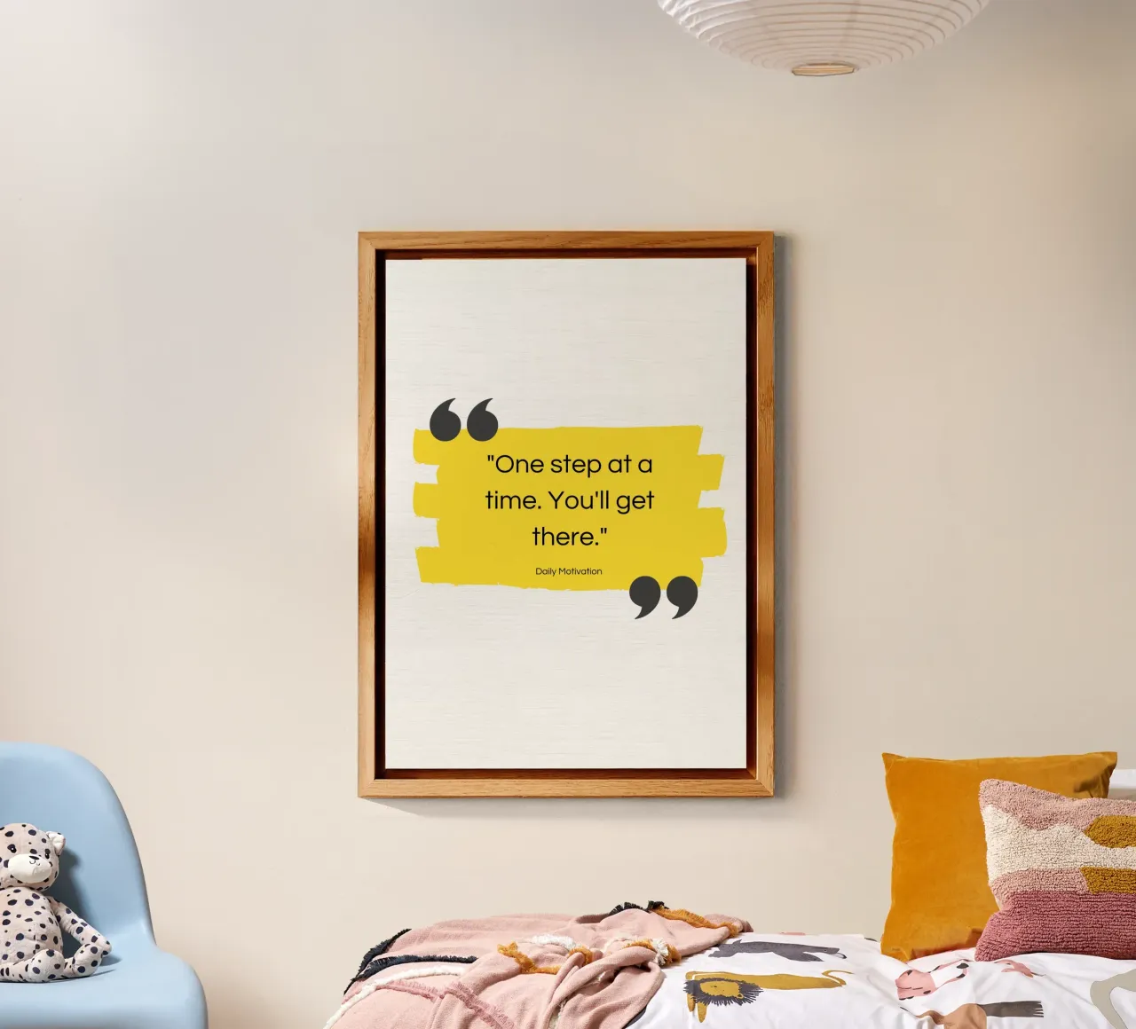 ONE STEP AT A TIME alluminio dibond da ARTEVO