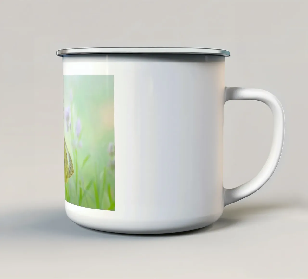 Farfalla tazza in smalto da Atteloi