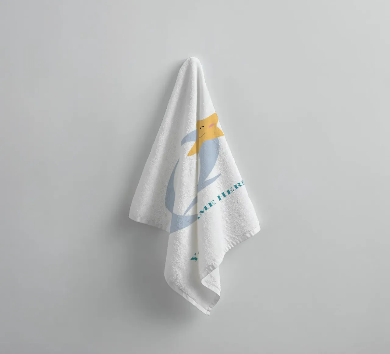 Letter Q, Personalized Name Print, Personalized initial towel by The Custom Letter