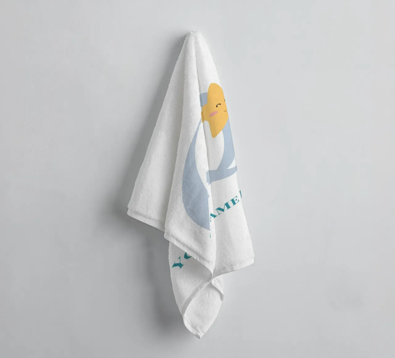 Letter Q, Personalized Name Print, Personalized initial towel by The Custom Letter