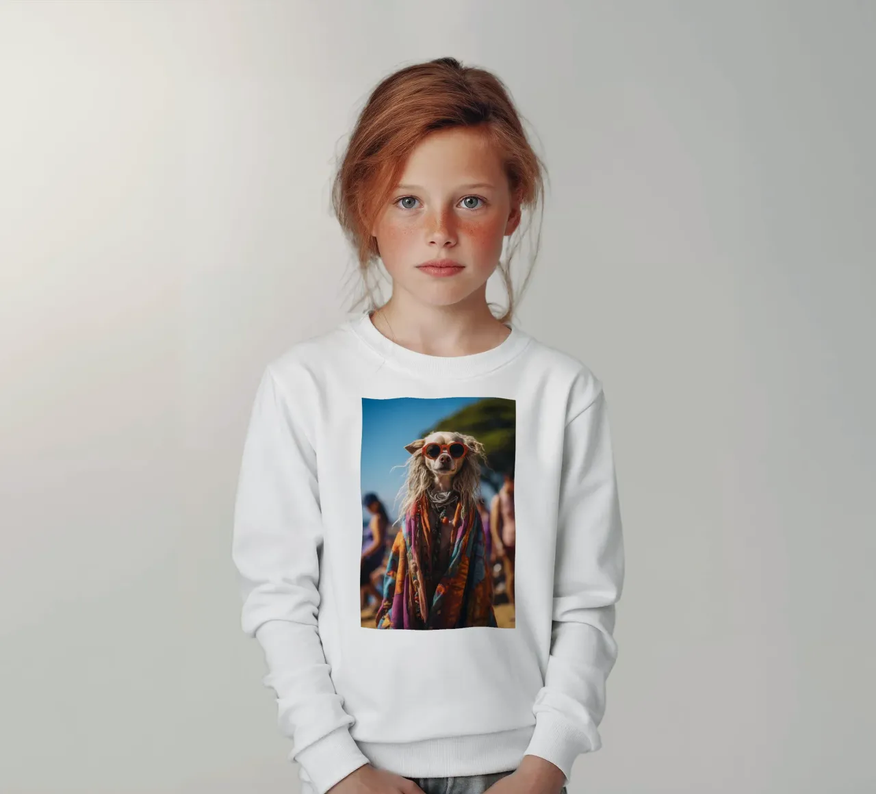 Léo felpa bambino da Affiches Chien Originales – Dogland