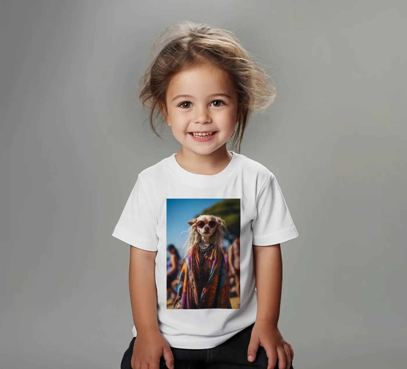 Léo t-shirt bambini da Affiches Chien Originales – Dogland