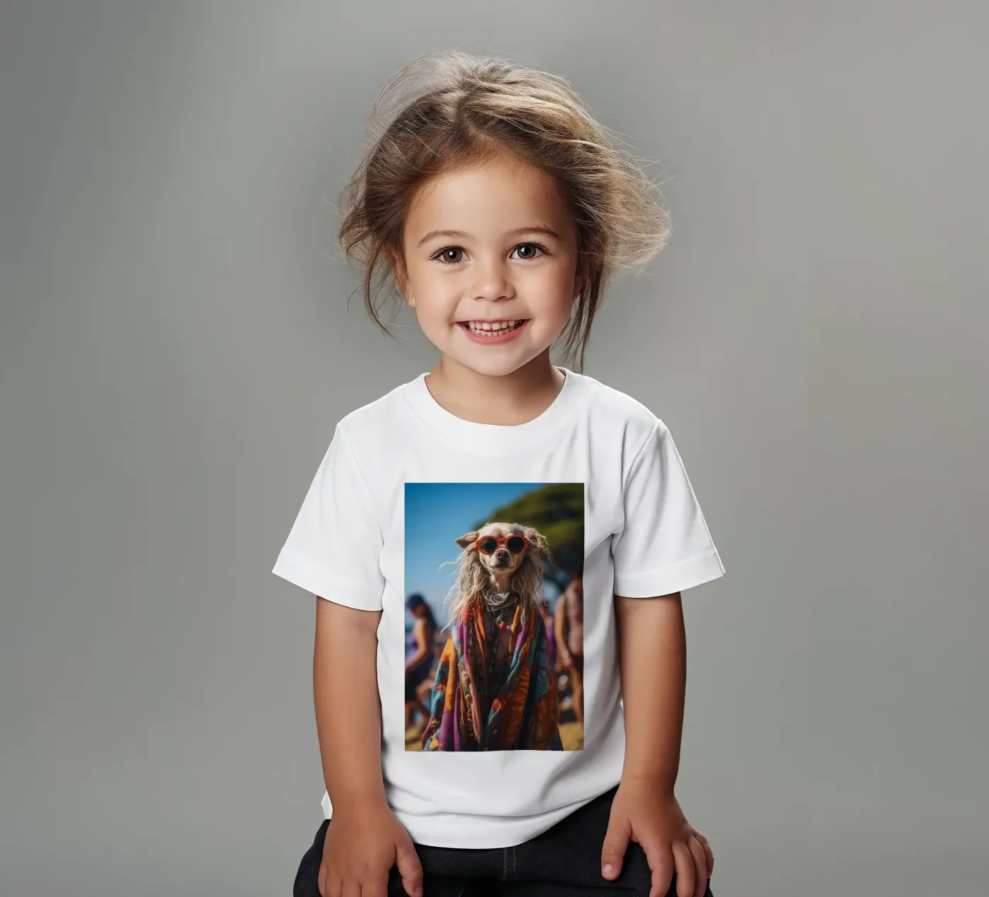 Léo t-shirt bambini da Affiches Chien Originales – Dogland