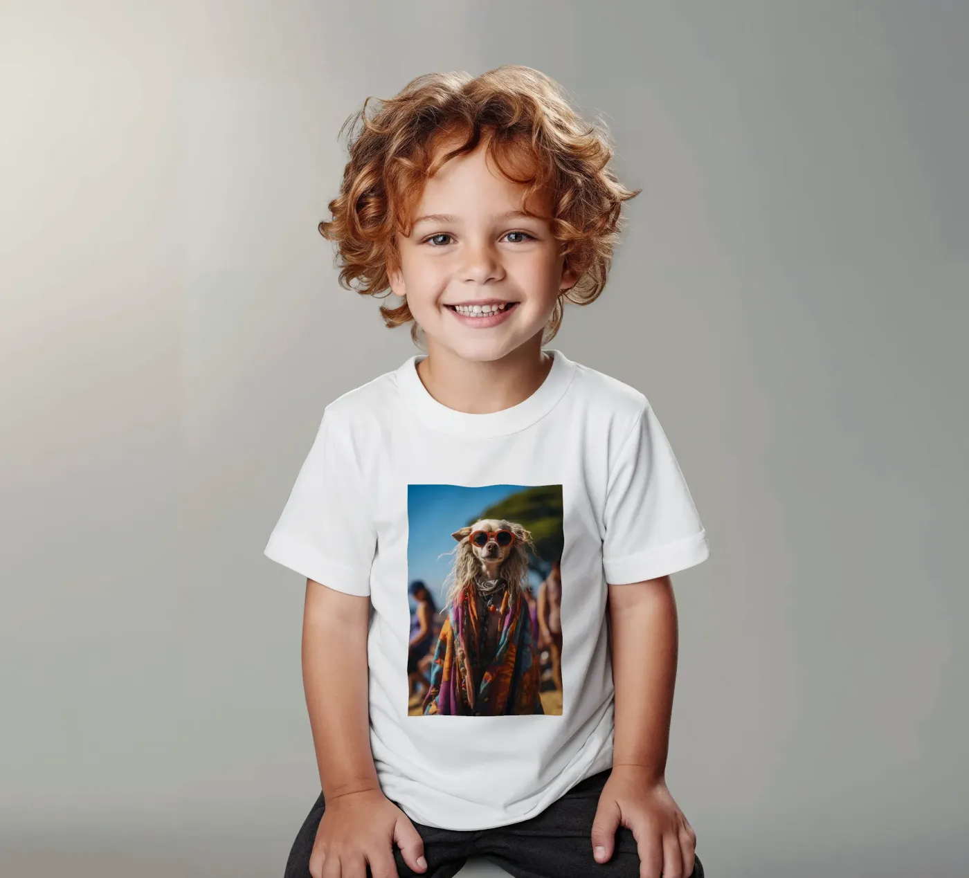 Léo t-shirt bambini da Affiches Chien Originales – Dogland