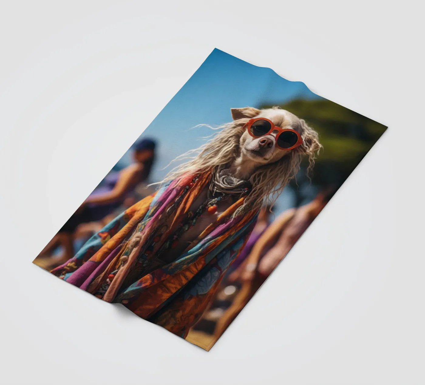 Léo fleecedeken van Affiches Chien Originales – Dogland