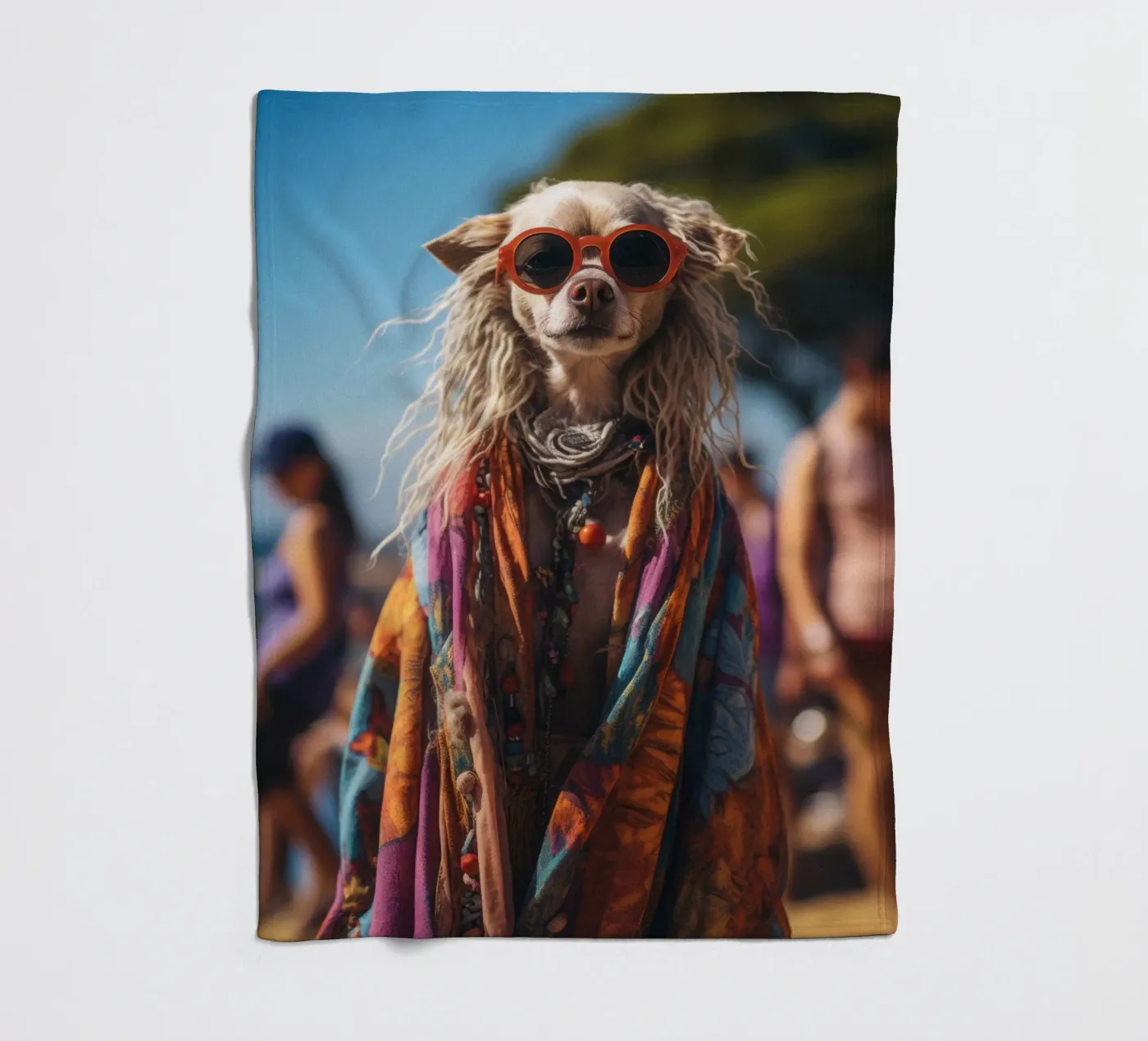 Léo fleecedeken van Affiches Chien Originales – Dogland