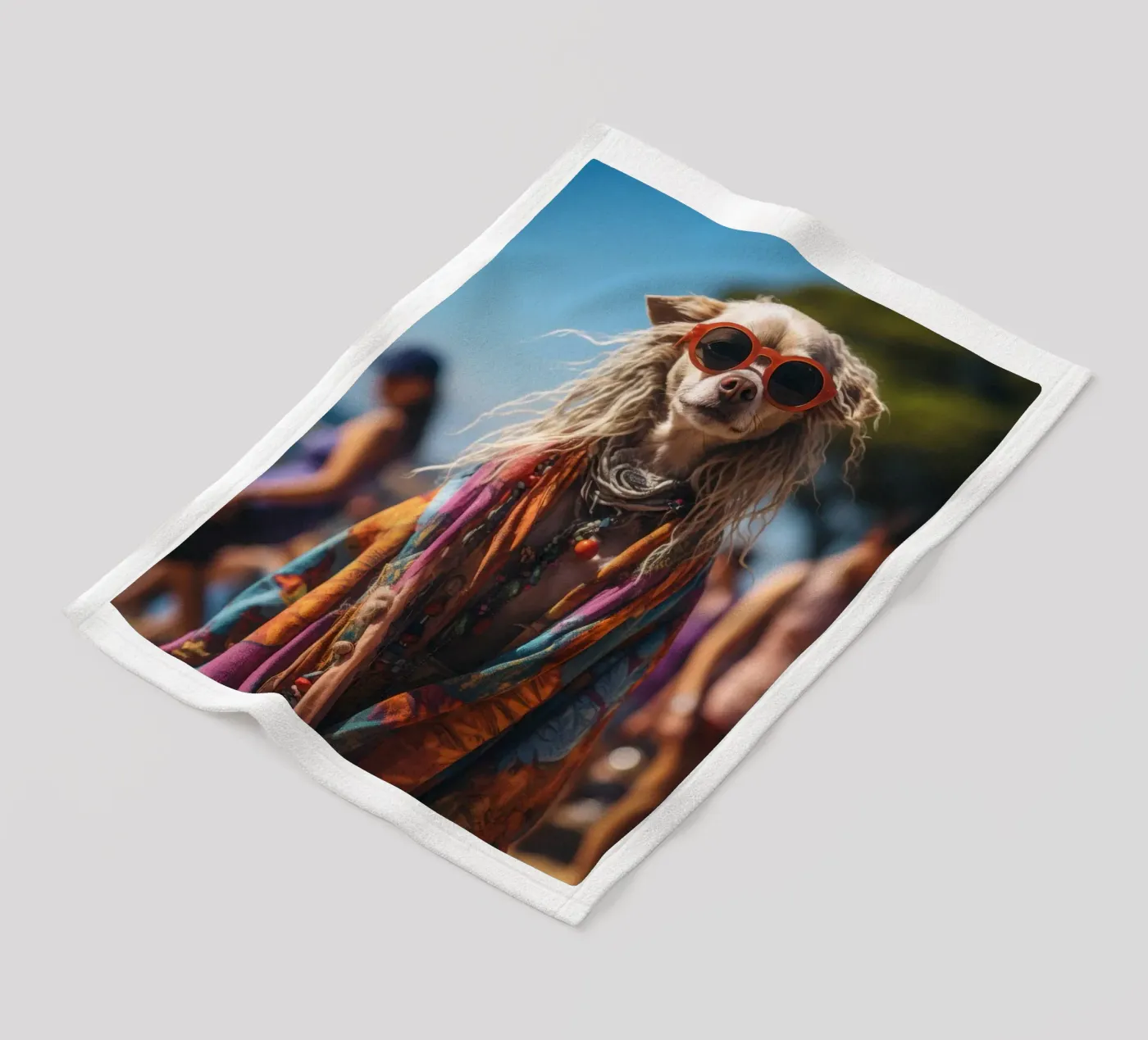 Léo fleecedeken van Affiches Chien Originales – Dogland