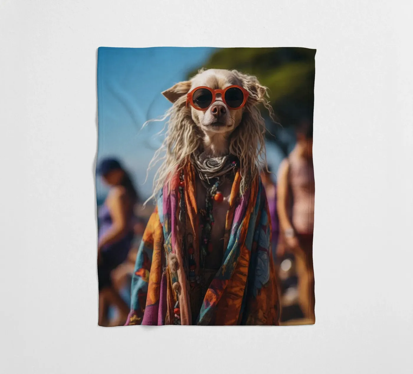 Léo fleecedeken van Affiches Chien Originales – Dogland