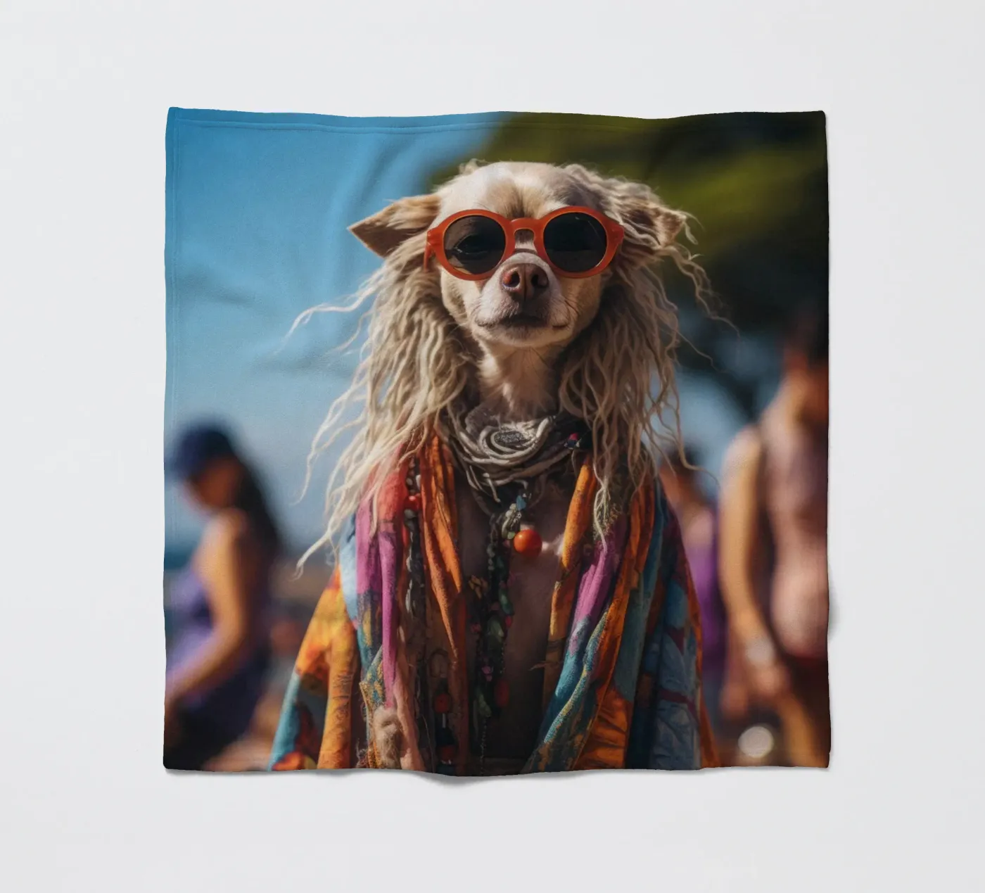 Léo fleecedeken van Affiches Chien Originales – Dogland