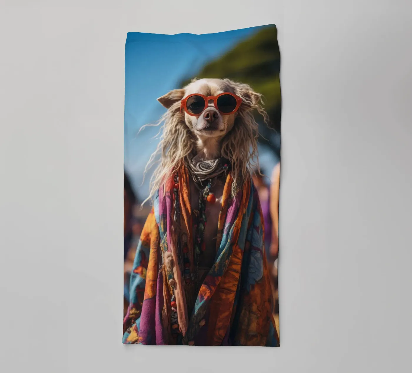 Léo badhanddoek van Affiches Chien Originales – Dogland