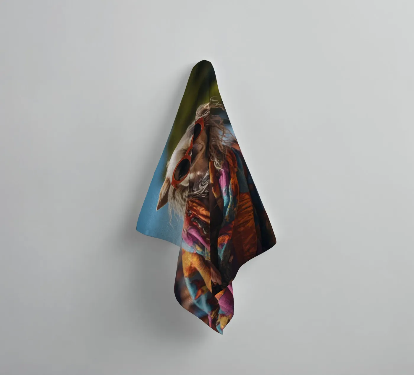 Léo badhanddoek van Affiches Chien Originales – Dogland