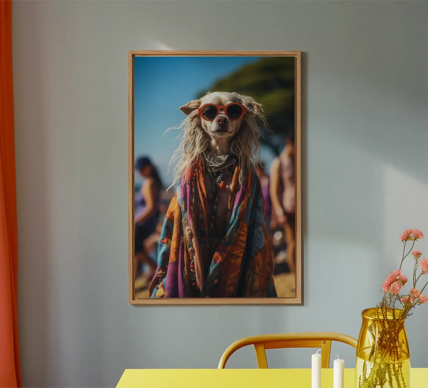 Léo alluminio dibond da Affiches Chien Originales – Dogland