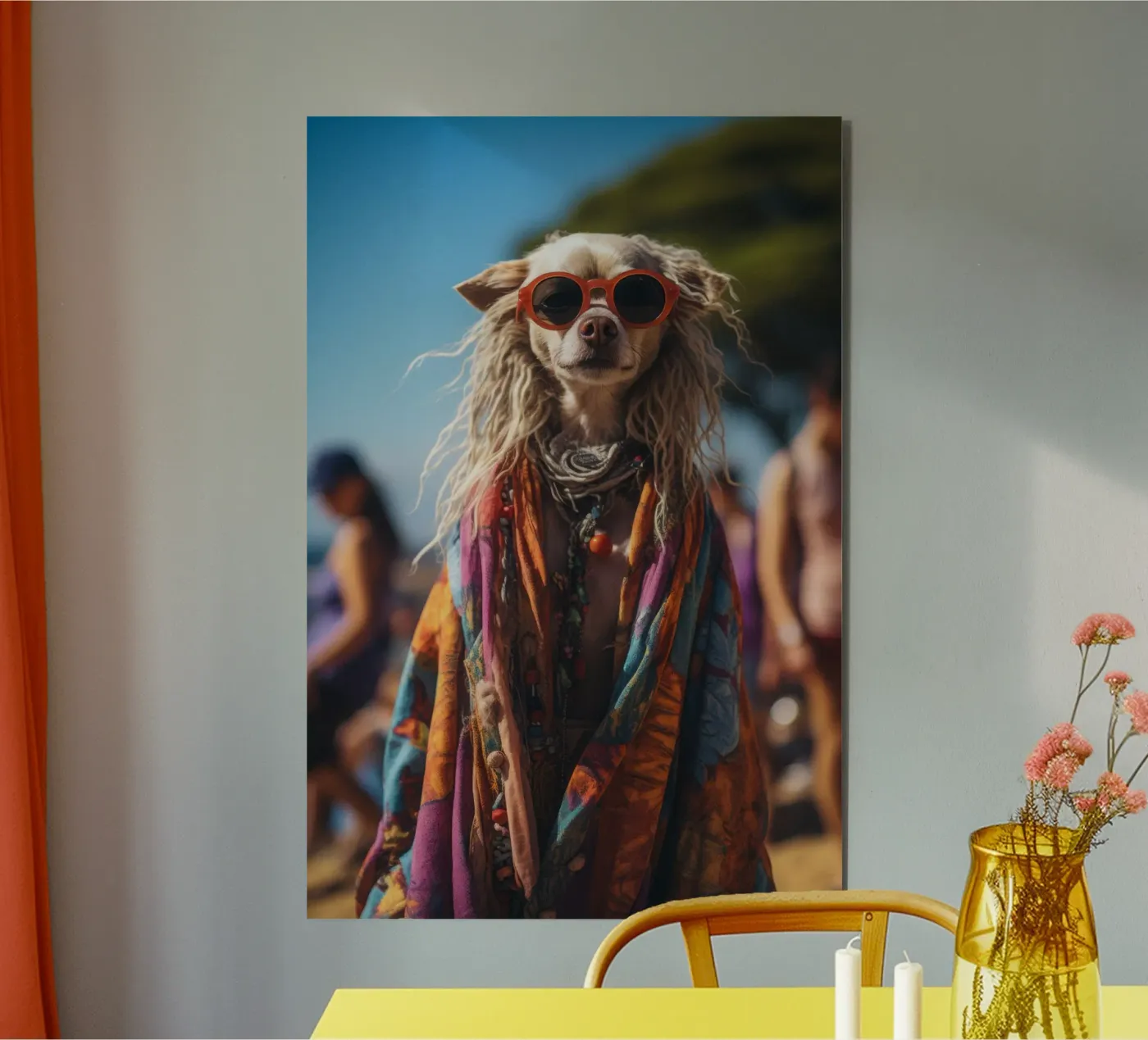 Léo alluminio dibond da Affiches Chien Originales – Dogland