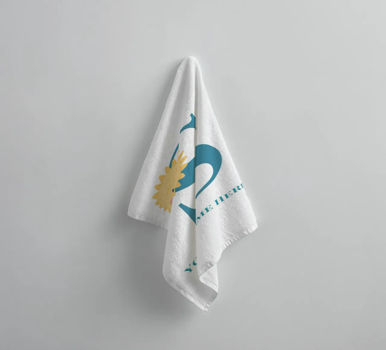 Letter S, Personalized Name Print, Personalized initial towel by The Custom Letter