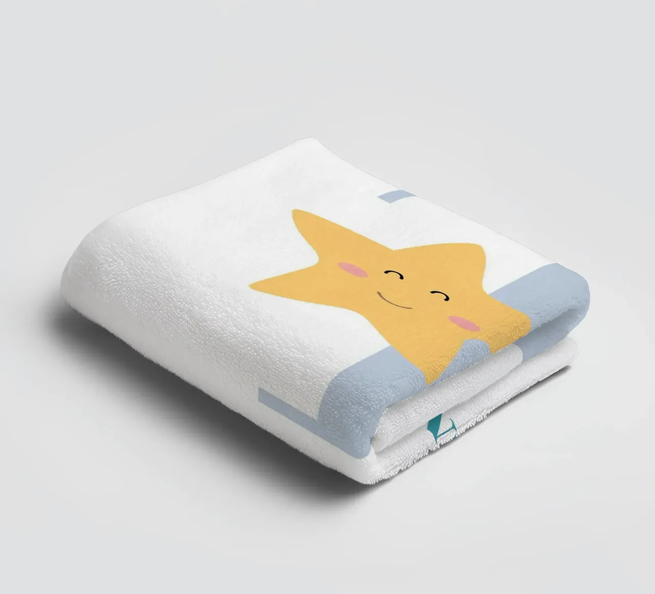 Letter T, Personalized Name Print, Personalized initial towel by The Custom Letter