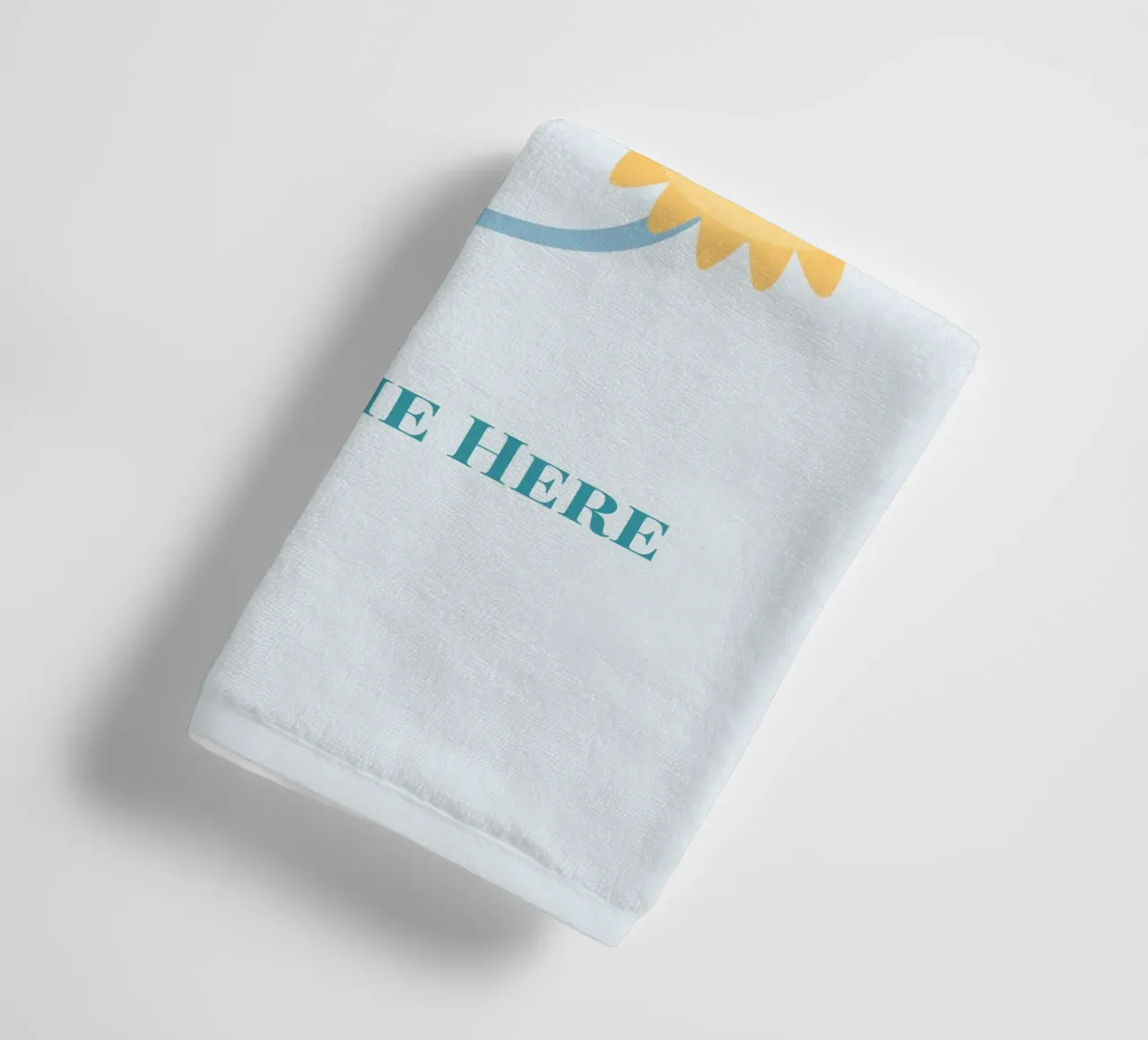 Letter U, Personalized Name Print, Personalized initial towel by The Custom Letter