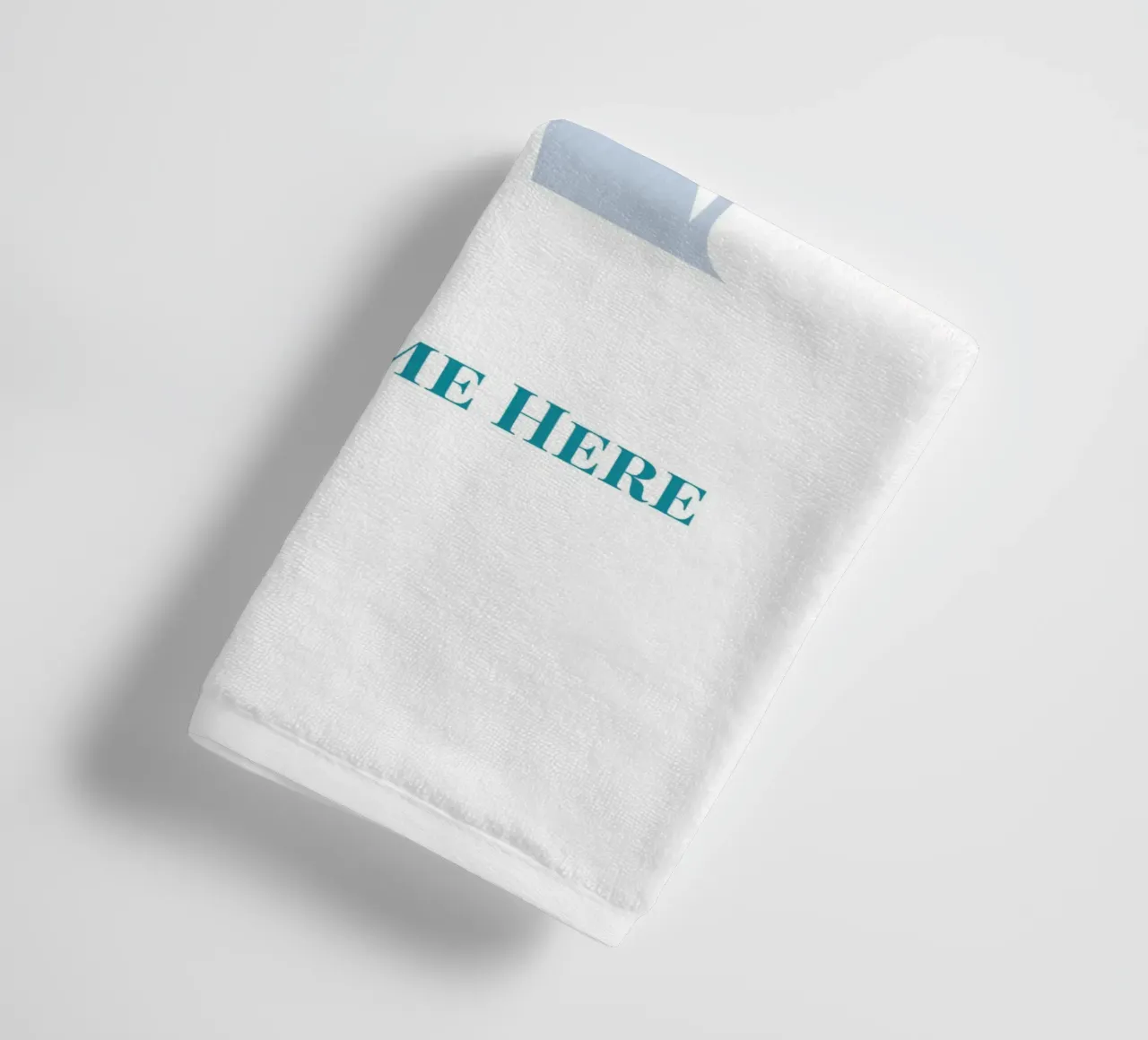 Letter W, Personalized Name Print, Personalized initial towel by The Custom Letter