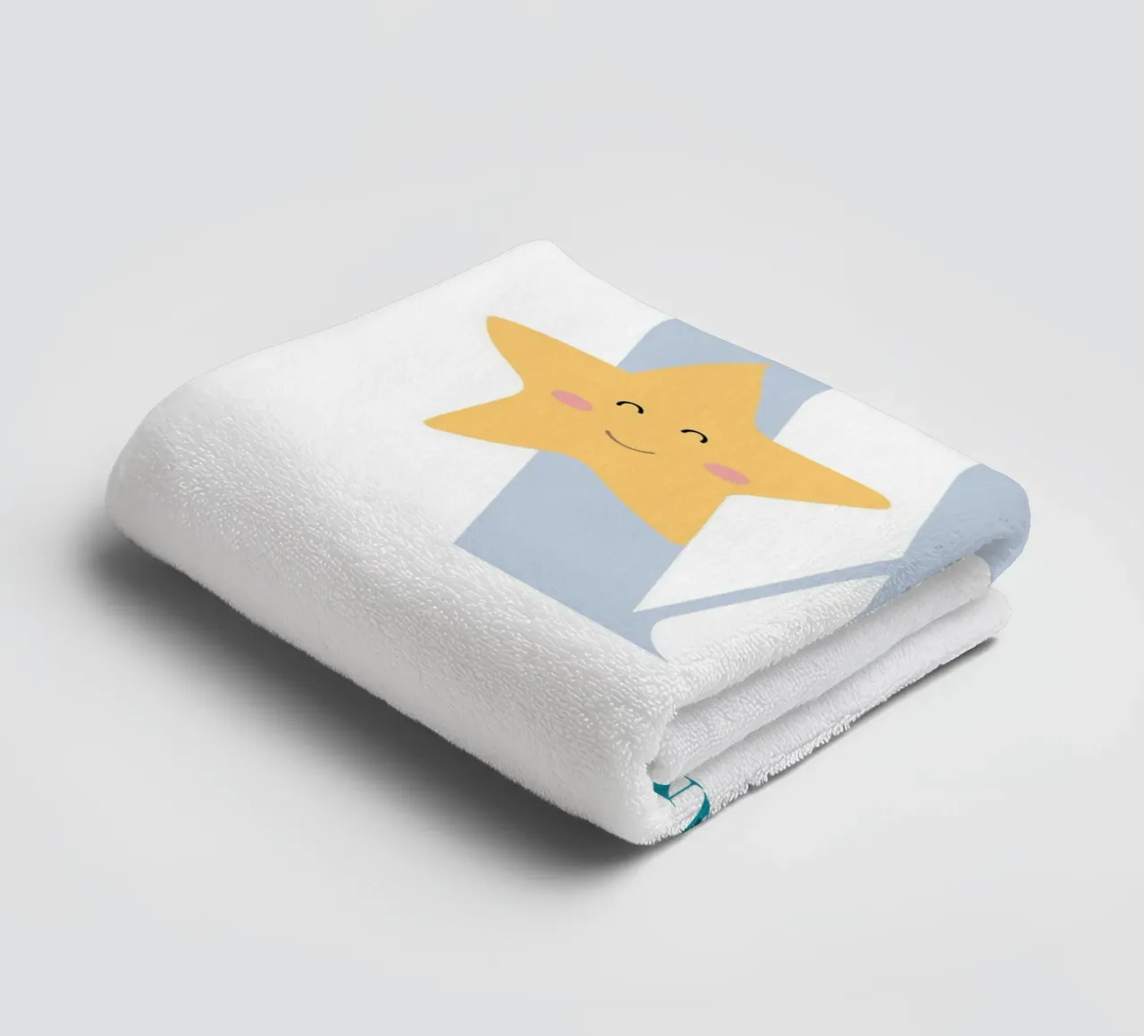 Letter W, Personalized Name Print, Personalized initial towel by The Custom Letter