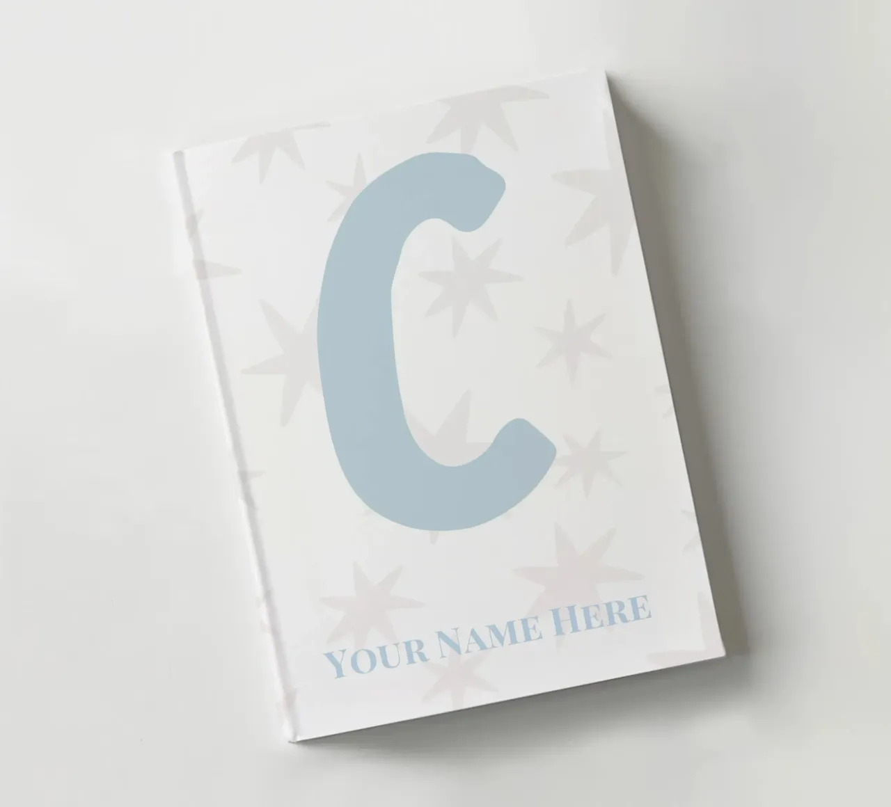 Letter C, Personalized Name Print, Personalized initial notebook by The Custom Letter