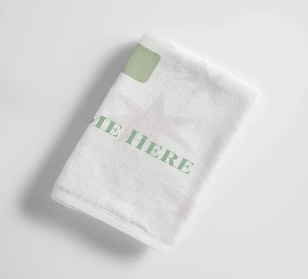 Letter E, Personalized Name Print, Personalized initial towel by The Custom Letter