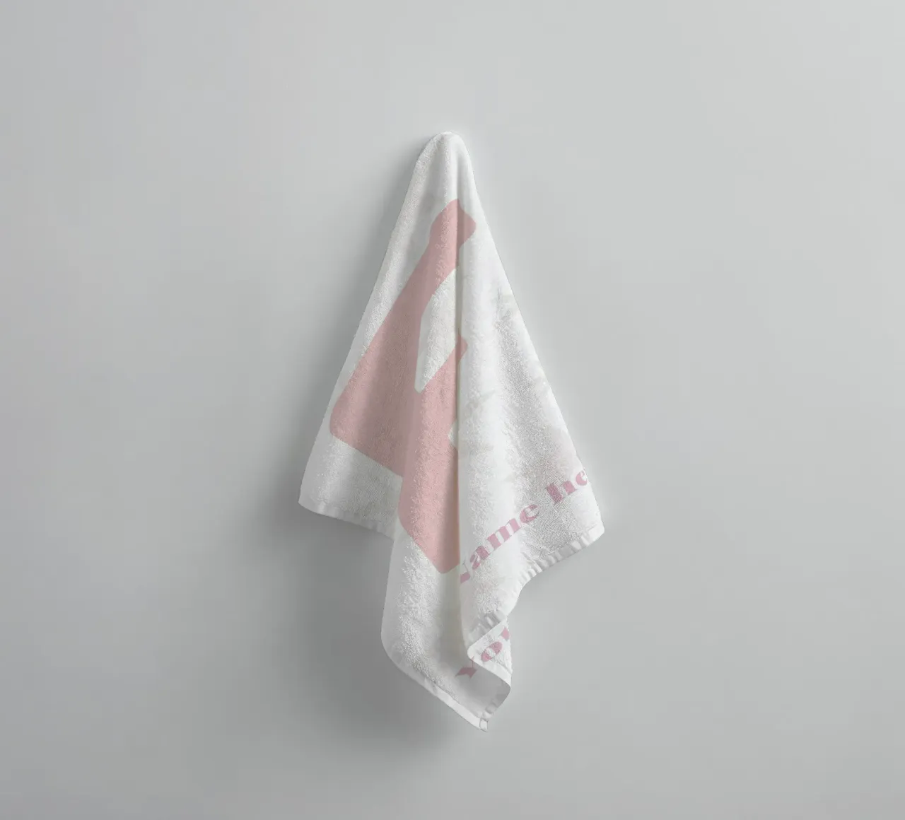 Letter F, Personalized Name Print, Personalized initial towel by The Custom Letter