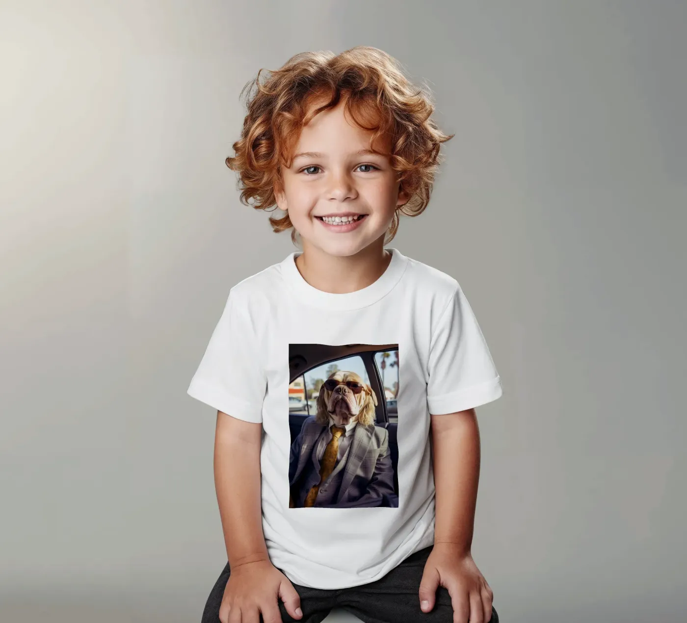 Jake t-shirt bambini da Affiches Chien Originales – Dogland