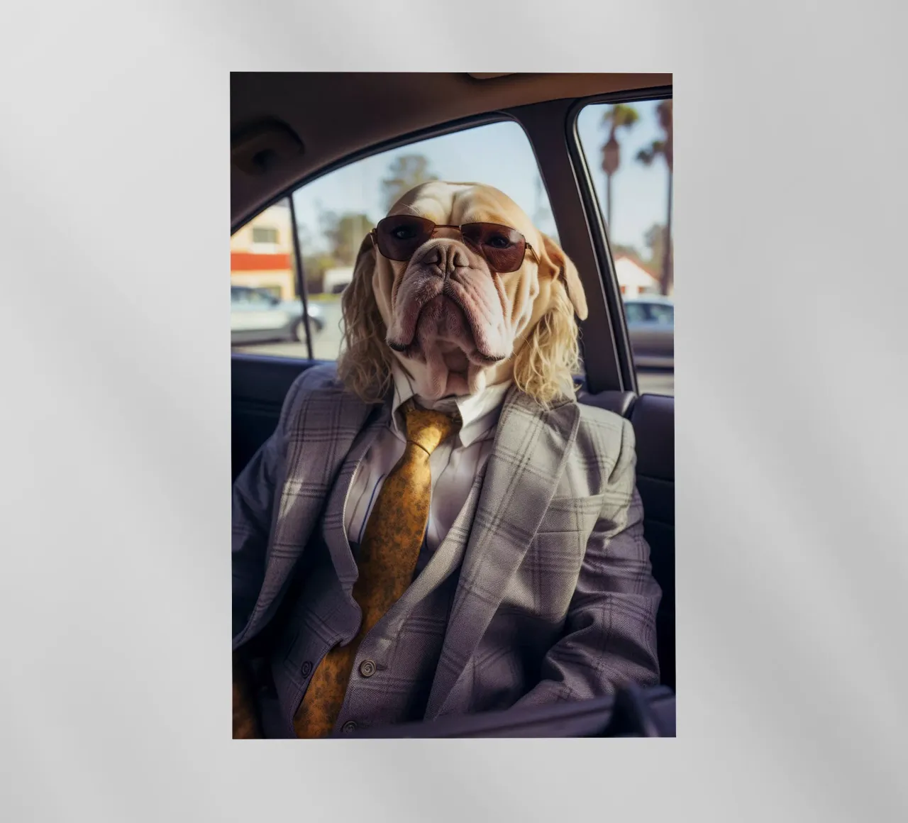 Jake pellicola backlit da Affiches Chien Originales – Dogland