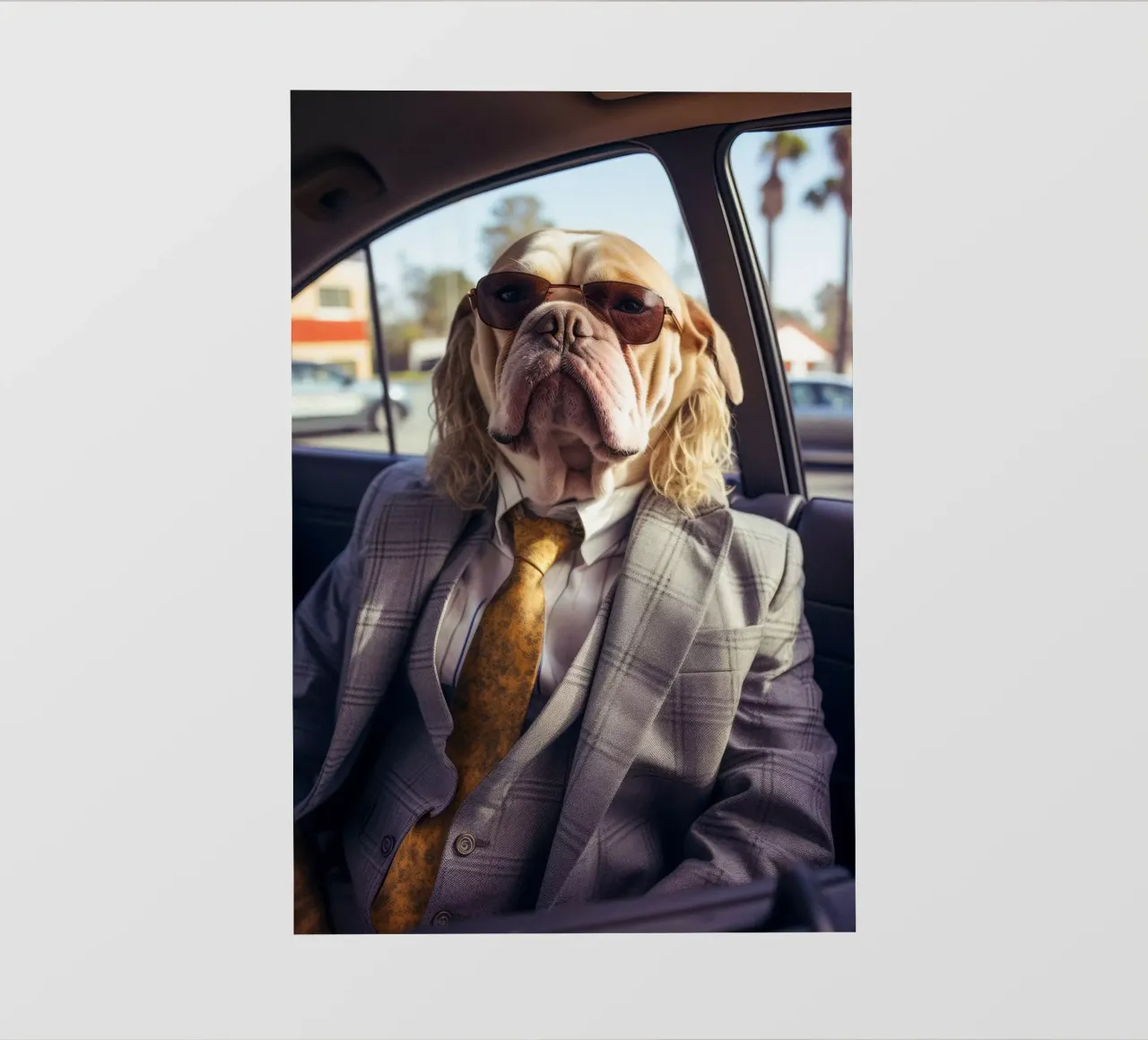 Jake pellicola backlit da Affiches Chien Originales – Dogland