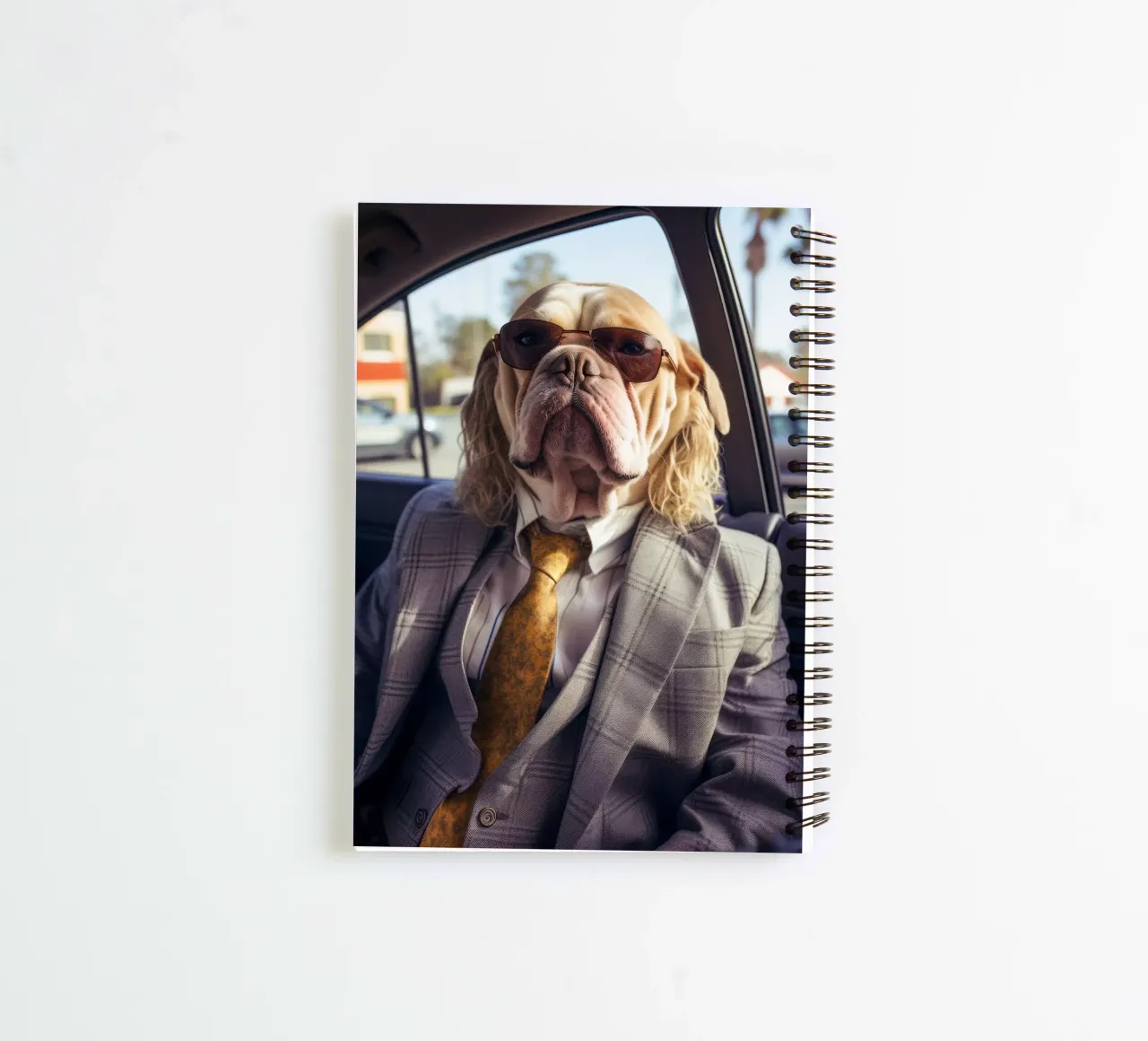 Jake spiral notebook by Affiches Chien Originales – Dogland