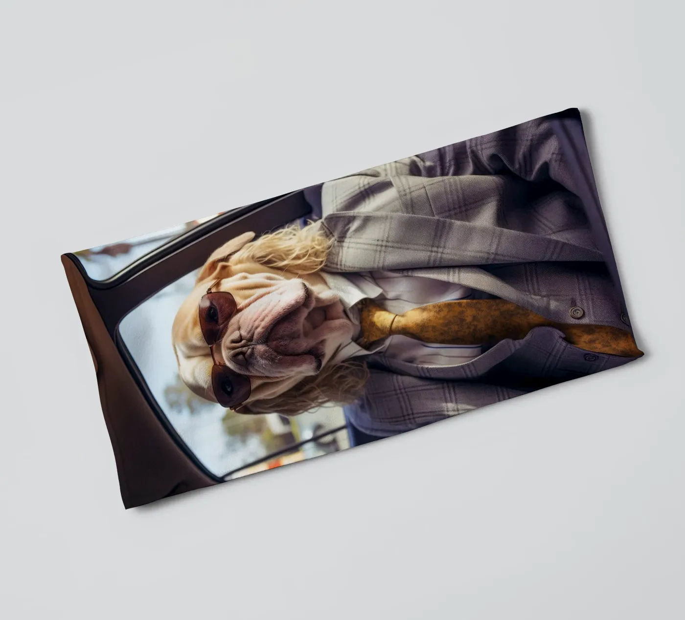 Jake Handtuch von Affiches Chien Originales – Dogland