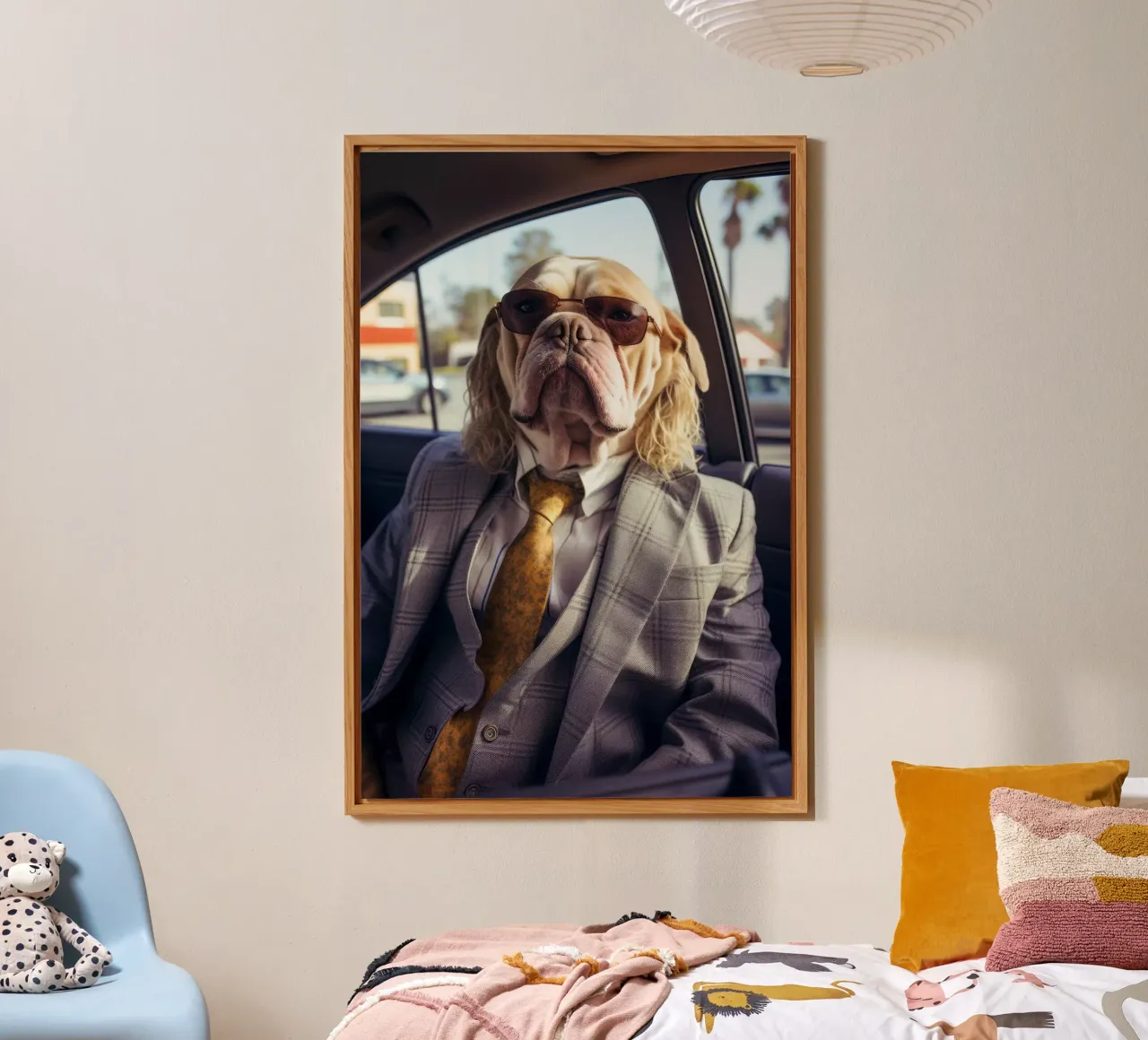 Jake forex plate by Affiches Chien Originales – Dogland