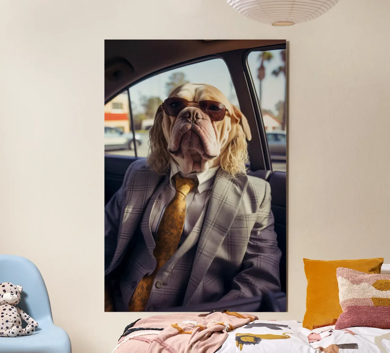 Jake forex plate by Affiches Chien Originales – Dogland