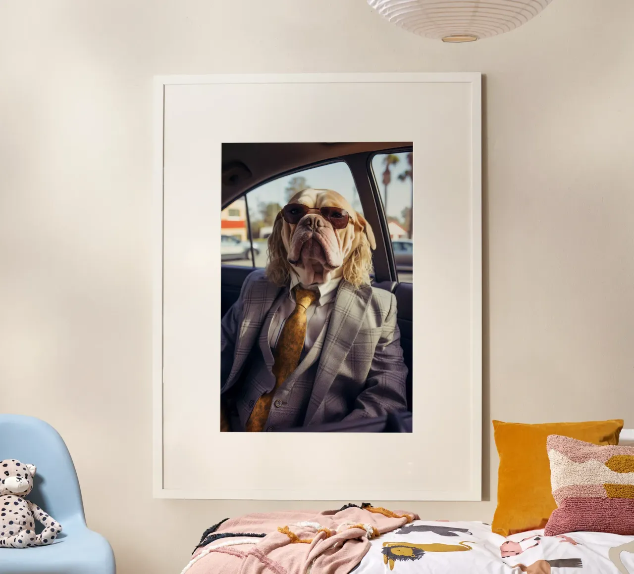 Jake carta hahnemühle da Affiches Chien Originales – Dogland