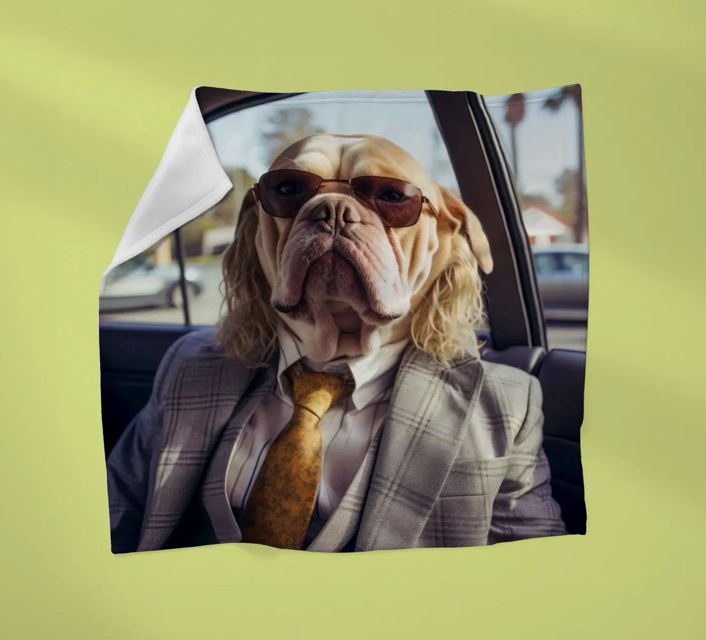 Jake fleecedeken van Affiches Chien Originales – Dogland